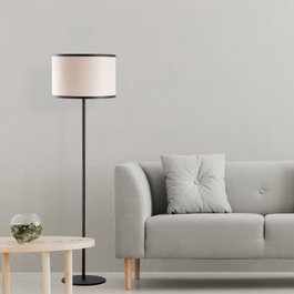 Opviq Way - 11613 Lámpara de pie Blanco y negro